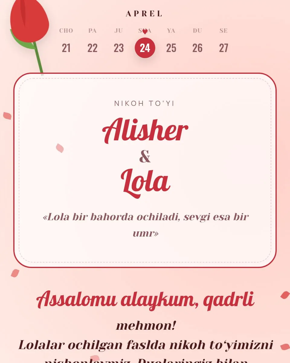 Alisher & Lola — Lola